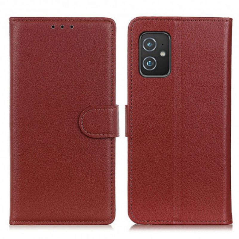 Flip Kotelot Asus Zenfone 8 Lychee Faux Leather