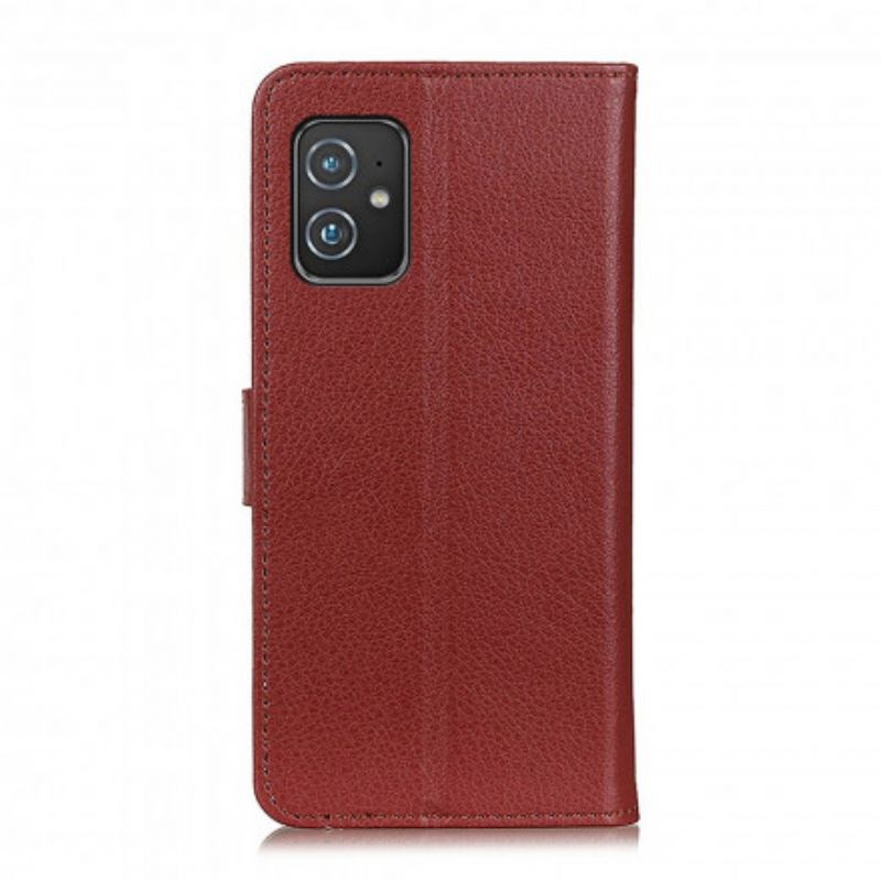 Flip Kotelot Asus Zenfone 8 Lychee Faux Leather