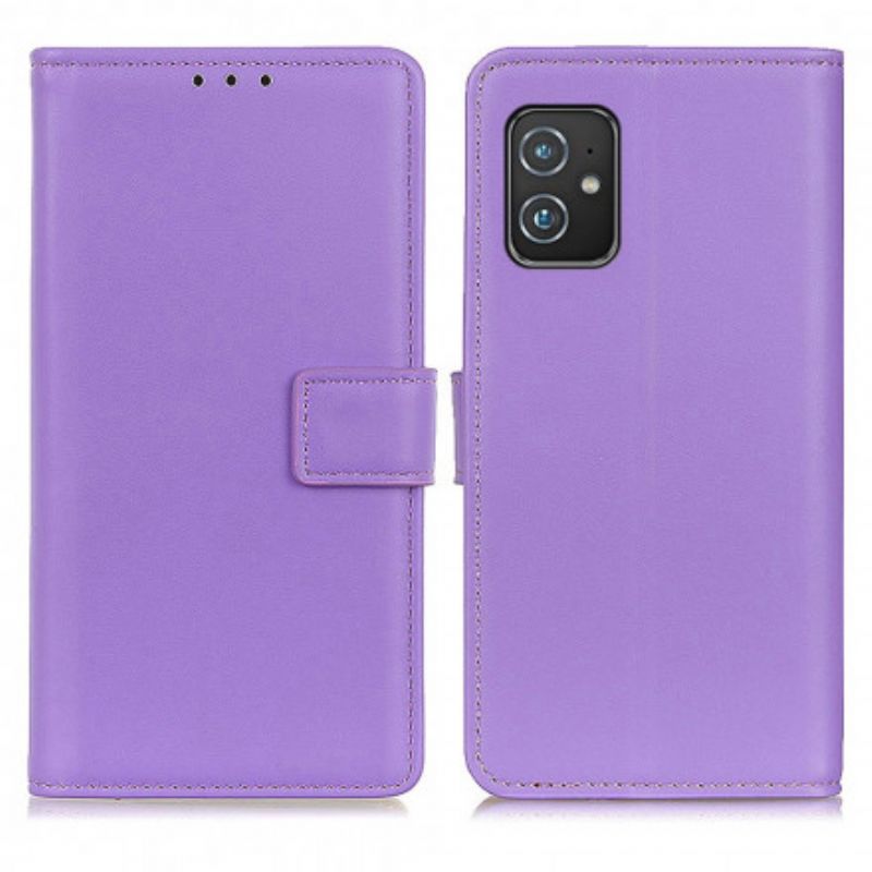 Flip Kotelot Asus Zenfone 8 Pelkkä Keinonahka