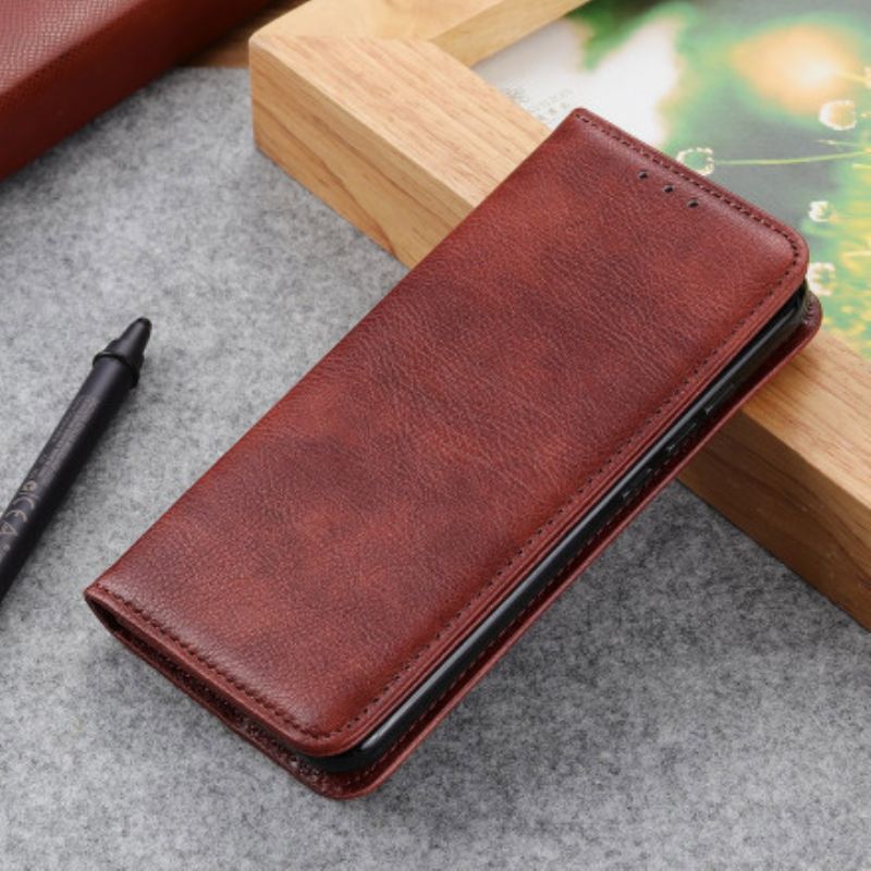 Flip Kotelot Asus Zenfone 8 Single Split Litch Leather