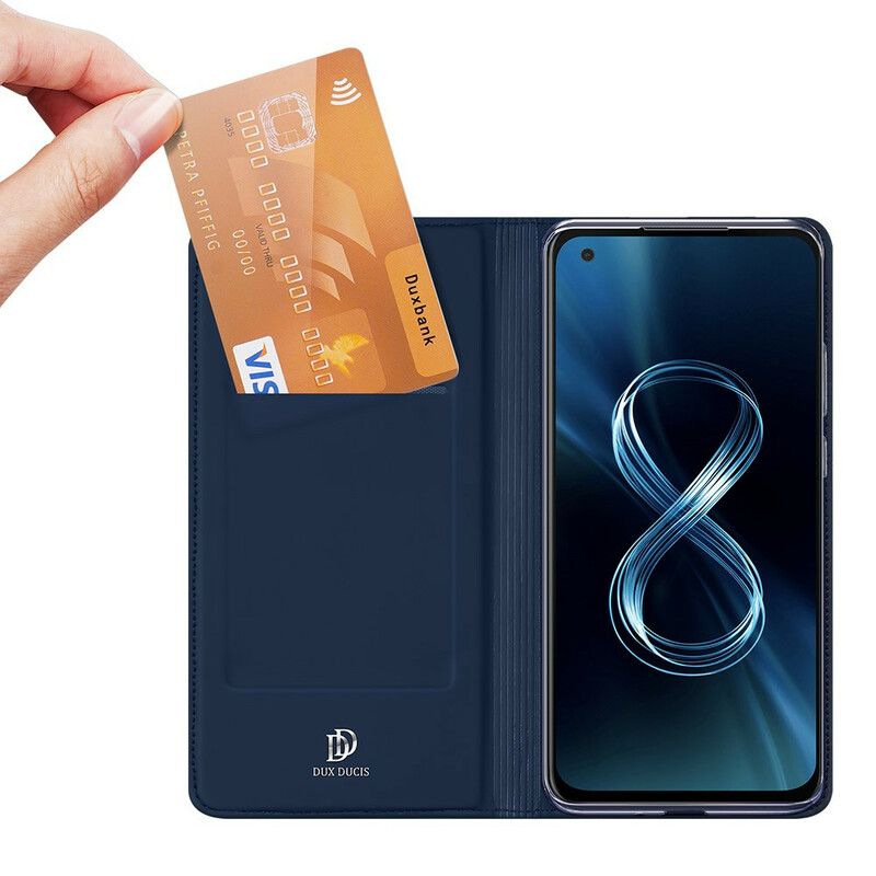 Flip Kotelot Asus Zenfone 8 Skin Pro Dux Ducis