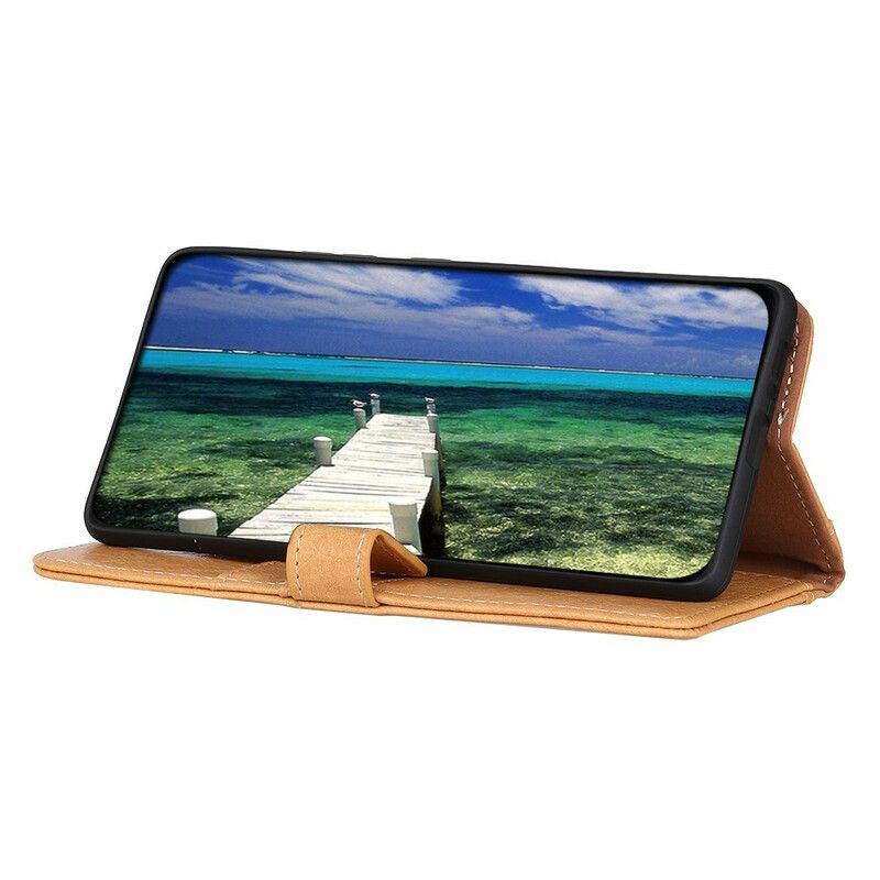 Flip Kotelot Asus Zenfone 8 Tekonahka Rhinoceros Style