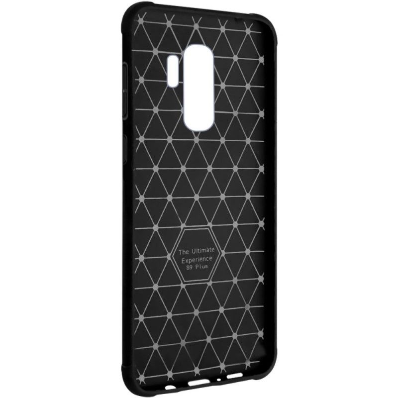 Case Kuoret Samsung Galaxy S9 Plus Tummansininen Musta Puhelinkuoret Imak-Tekonahkaa Ompelemalla