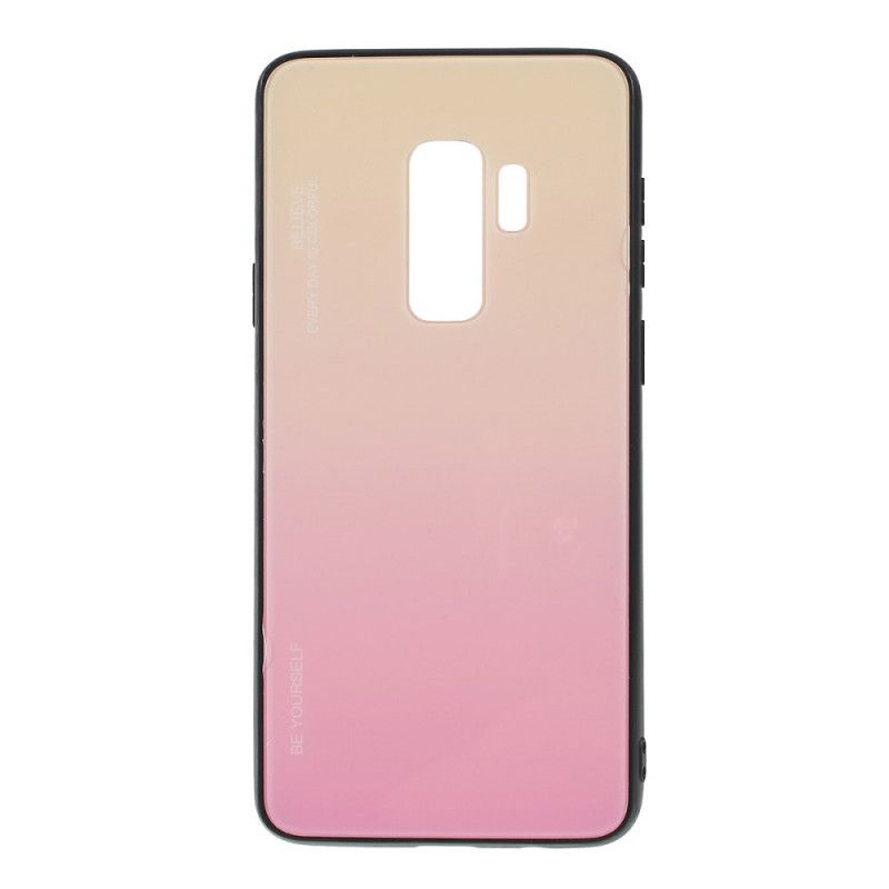 Case Kuoret Samsung Galaxy S9 Plus Vihreä Punainen Puhelinkuoret Galvanoitu Väri