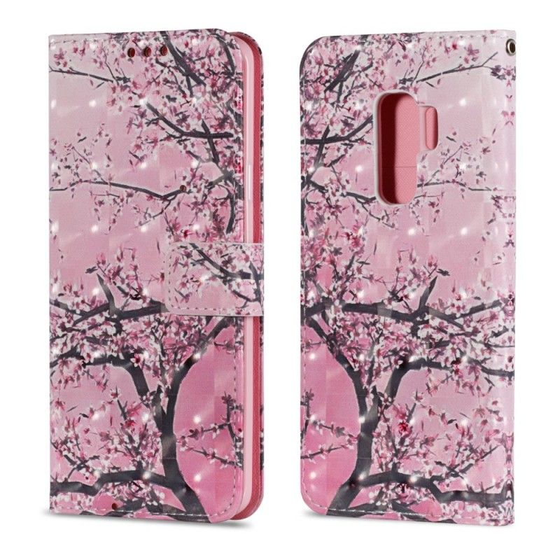 Flip Case Samsung Galaxy S9 Plus Kukkiva Puu