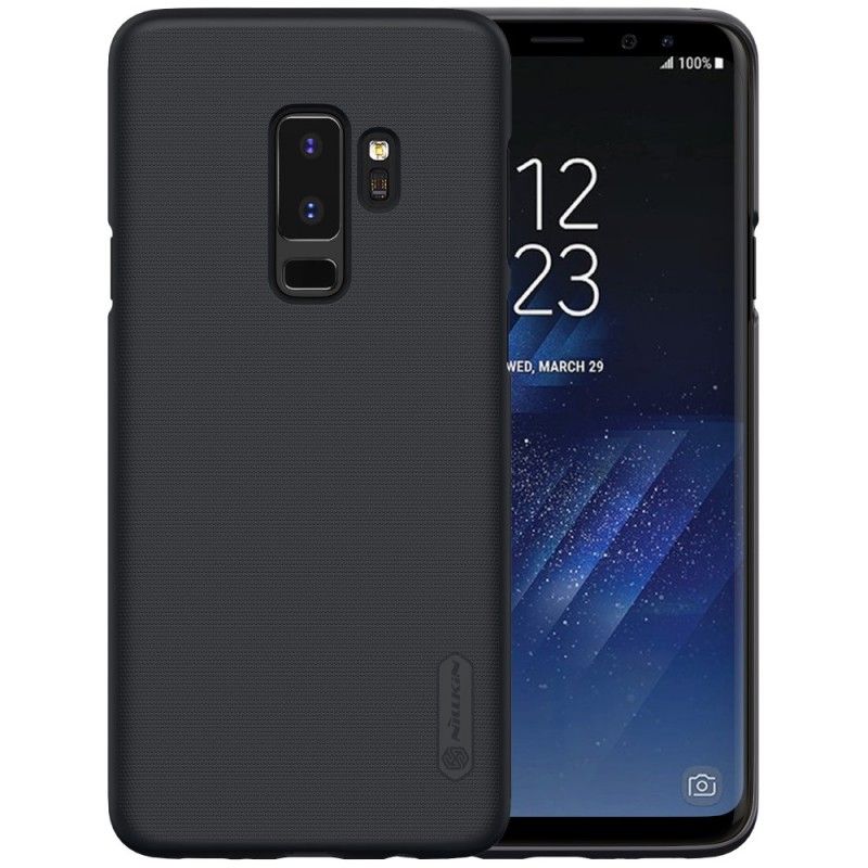 Kuori Samsung Galaxy S9 Plus Musta Jäykkä Himmeä Nillkin Suojakuori