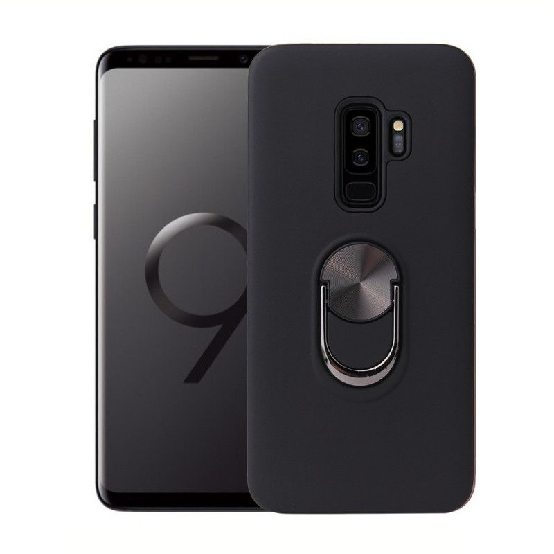 Kuori Samsung Galaxy S9 Plus Punainen Musta Irrotettava Tukirenkaalla