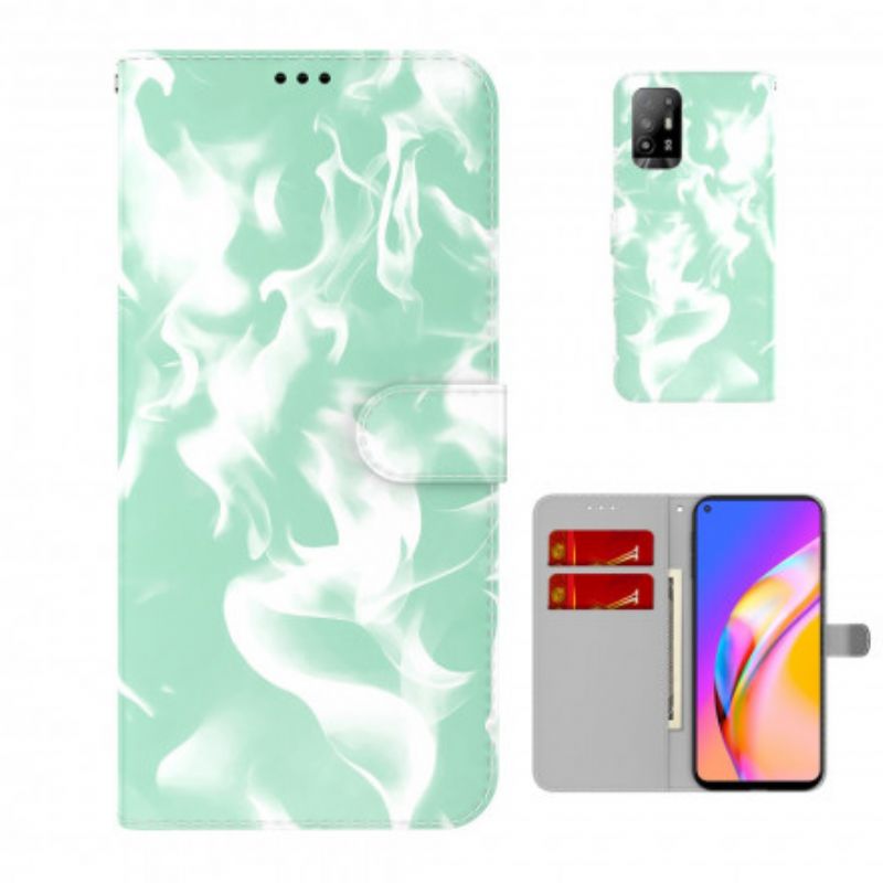 Flip Kotelot Oppo A94 5g Abstrakti Kuvio Suojakuori