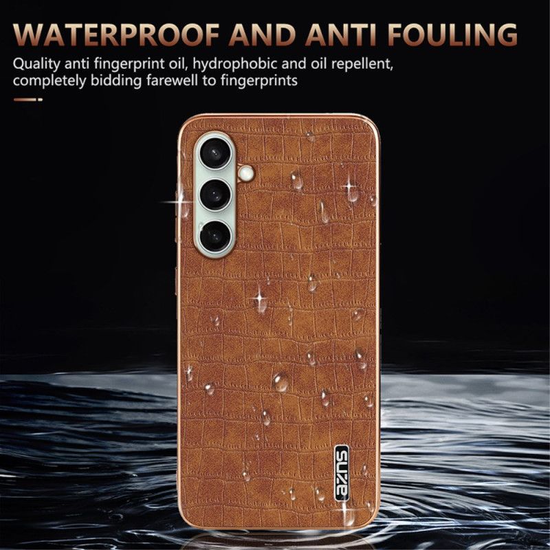 Case Samsung Galaxy S24 Fe Puhelinkuoret Krokotiilin Rakenne Azns