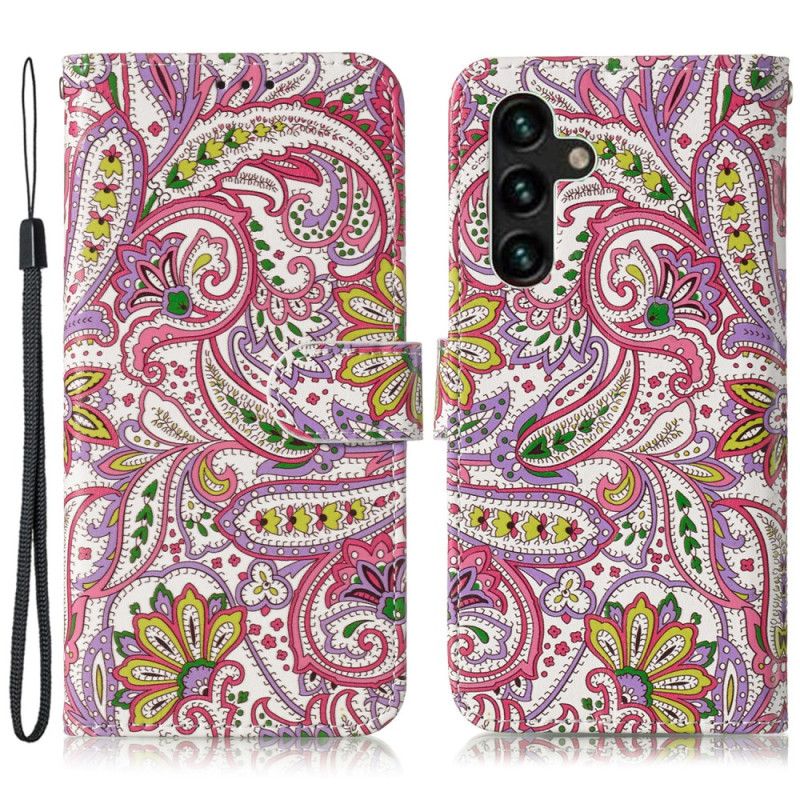 Kotelot Samsung Galaxy S24 Fe Paisley-kuvio