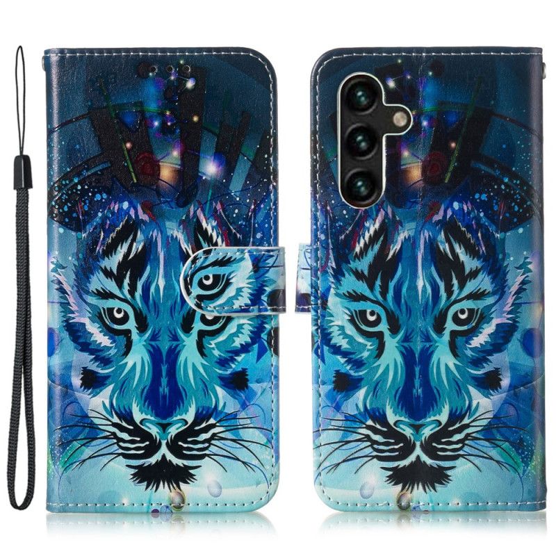 Kotelot Samsung Galaxy S24 Fe Wolf Print Strap