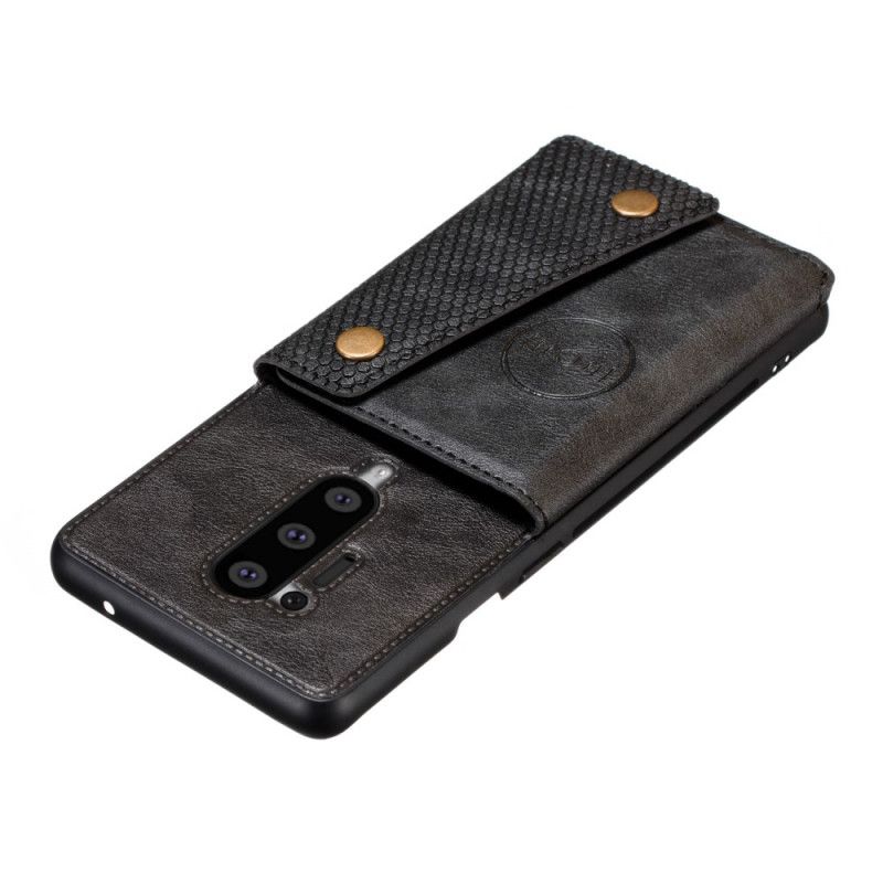 Case Kuoret OnePlus 8 Pro Musta Puhelinkuoret Snap Lompakko