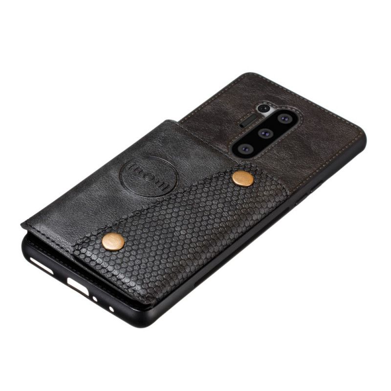 Case Kuoret OnePlus 8 Pro Musta Puhelinkuoret Snap Lompakko