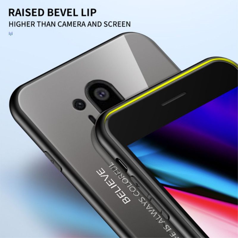 Case Kuoret OnePlus 8 Pro Violetti Musta Puhelinkuoret Hei Karkaistu Lasi