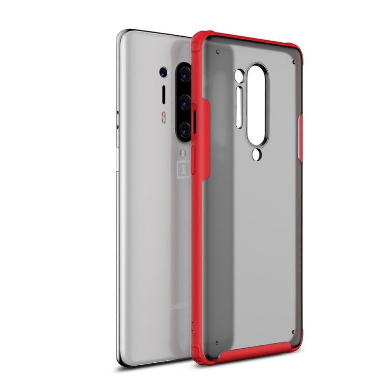 Kuori OnePlus 8 Pro Punainen Musta Himmeä Hybridi Suojakuori