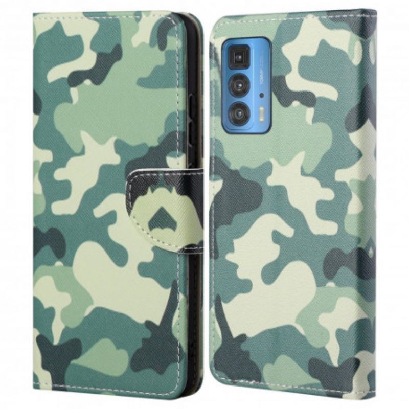 Flip Kotelot Motorola Edge 20 Pro Military Camouflage