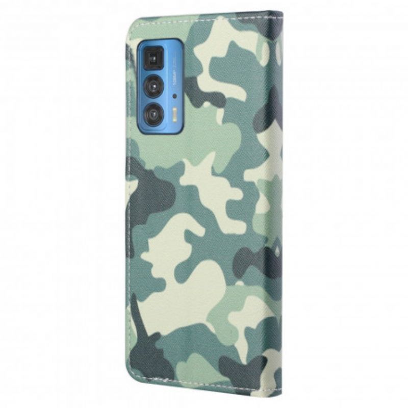 Flip Kotelot Motorola Edge 20 Pro Military Camouflage