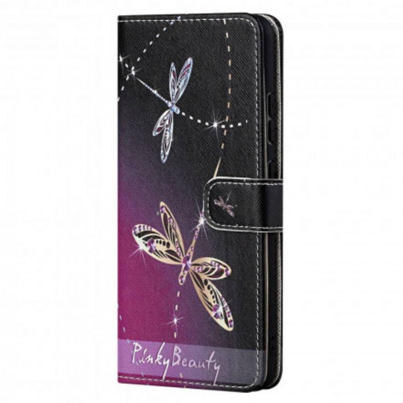 Flip Kotelot Motorola Edge 20 Pro Thong Dragonflies