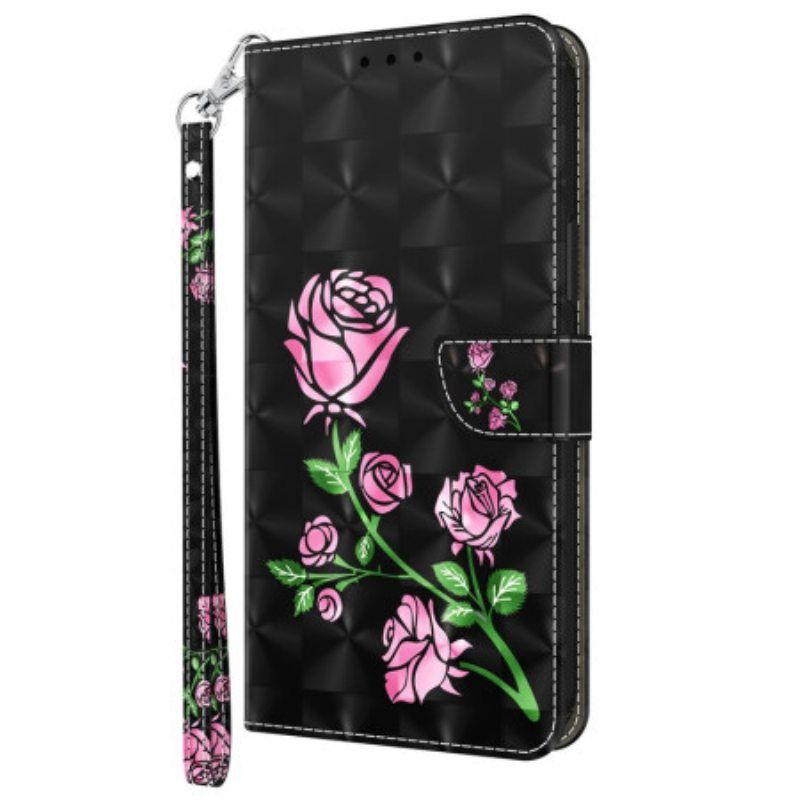 Kotelot Sony Xperia 5 IV Suojaketju Kuori Strap Roses