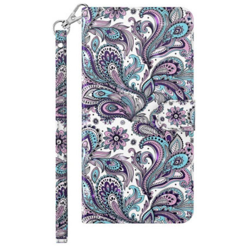 Kotelot Sony Xperia 5 IV Suojaketju Kuori Strappy Paisley -kuvio