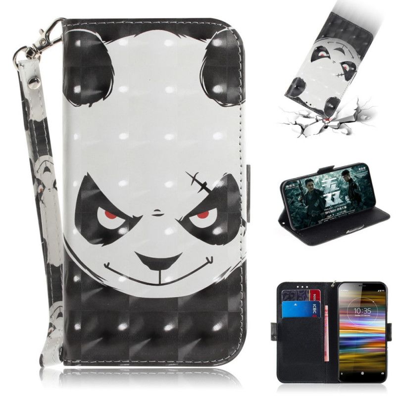 Kotelot Sony Xperia L3 Vihainen Panda