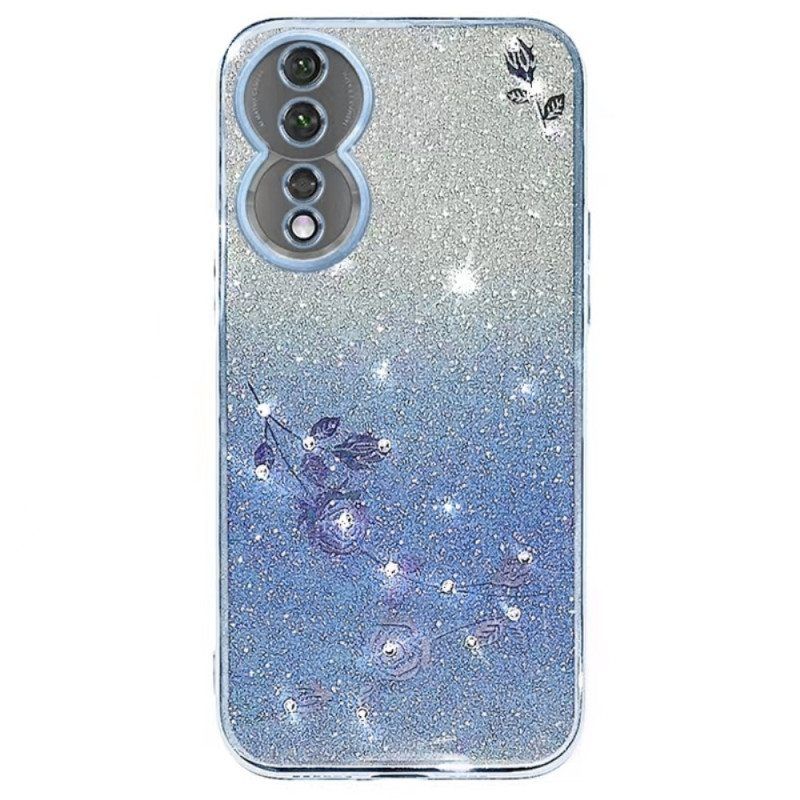 Case Honor 90 Pink Glitter