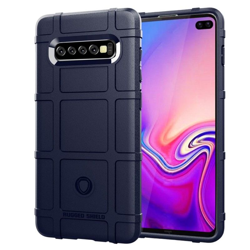 Case Kuoret Samsung Galaxy S10 Plus Harmaa Musta Puhelinkuoret Kestävä Kilpi