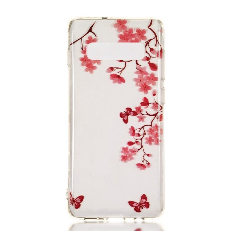 Case Kuoret Samsung Galaxy S10 Plus Puhelinkuoret Luumu Kukkii