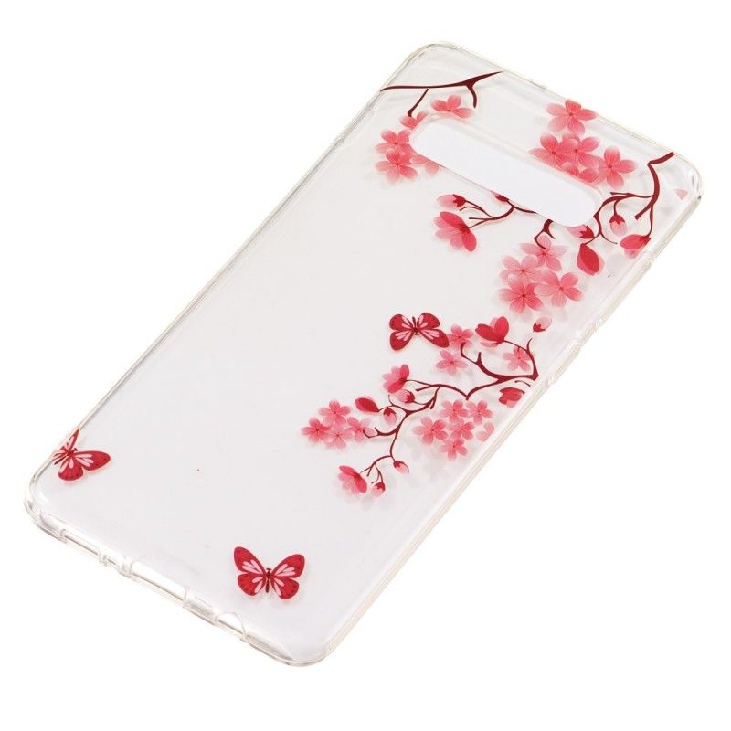 Case Kuoret Samsung Galaxy S10 Plus Puhelinkuoret Luumu Kukkii