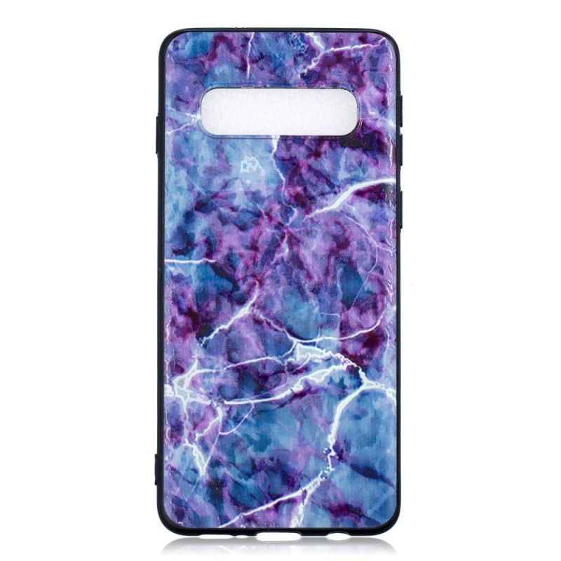 Case Kuoret Samsung Galaxy S10 Plus Puhelinkuoret Violetti Marmori