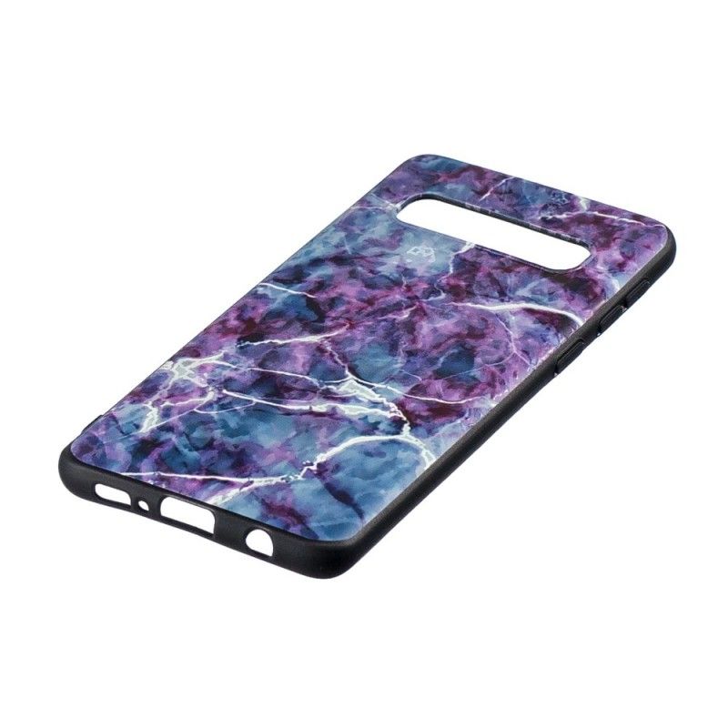 Case Kuoret Samsung Galaxy S10 Plus Puhelinkuoret Violetti Marmori