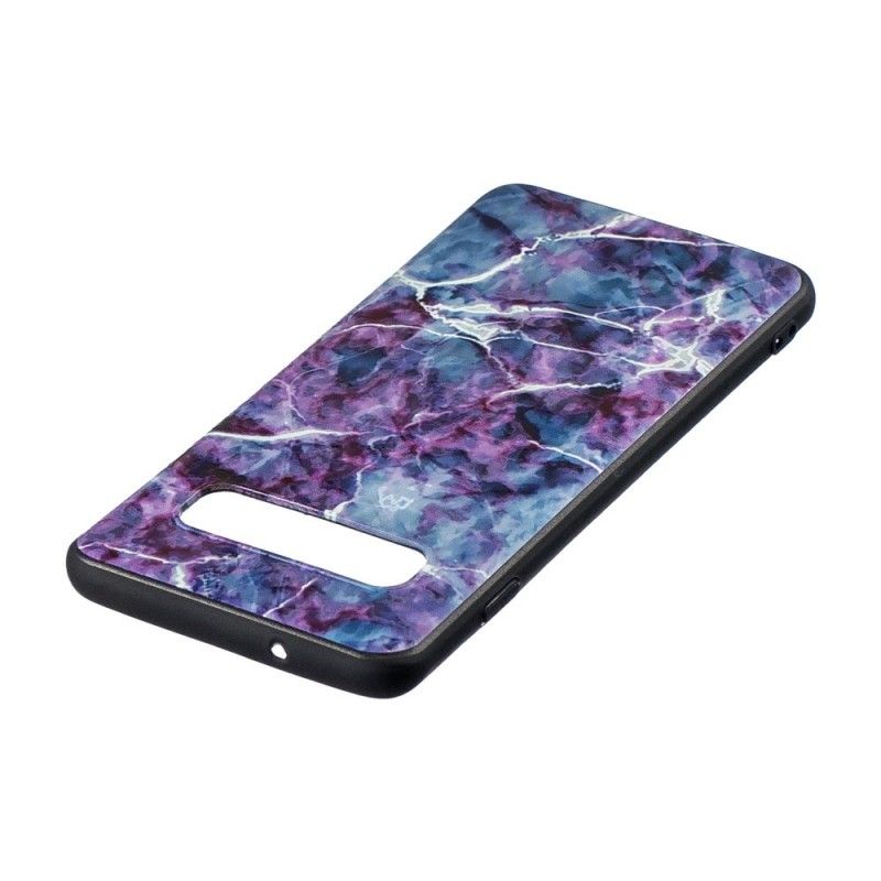 Case Kuoret Samsung Galaxy S10 Plus Puhelinkuoret Violetti Marmori