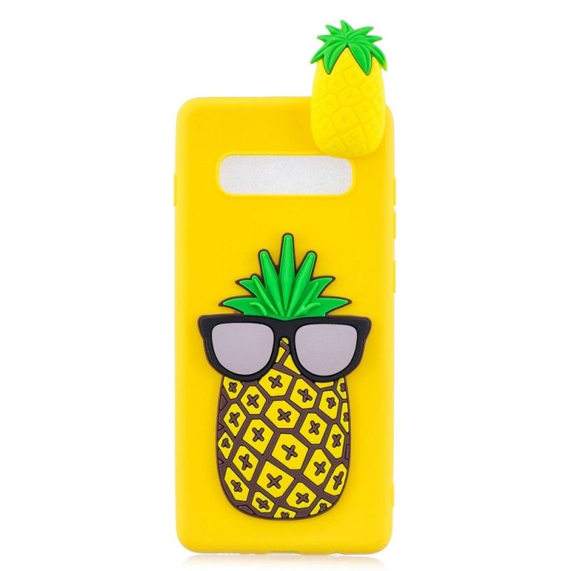 Kuori Samsung Galaxy S10 Plus 3D Ananas Suojakuori