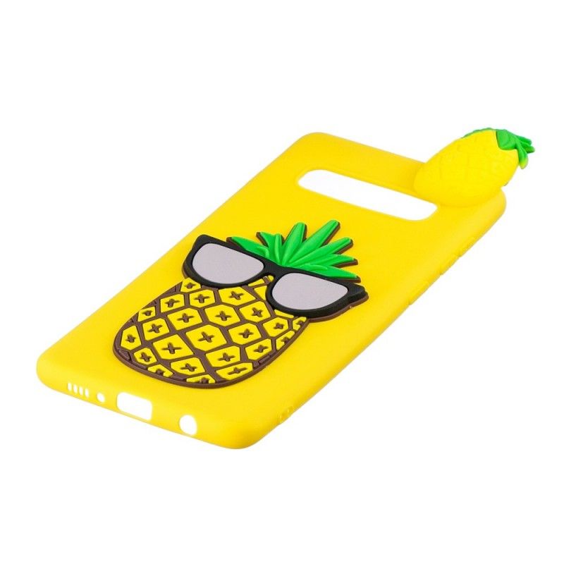 Kuori Samsung Galaxy S10 Plus 3D Ananas Suojakuori