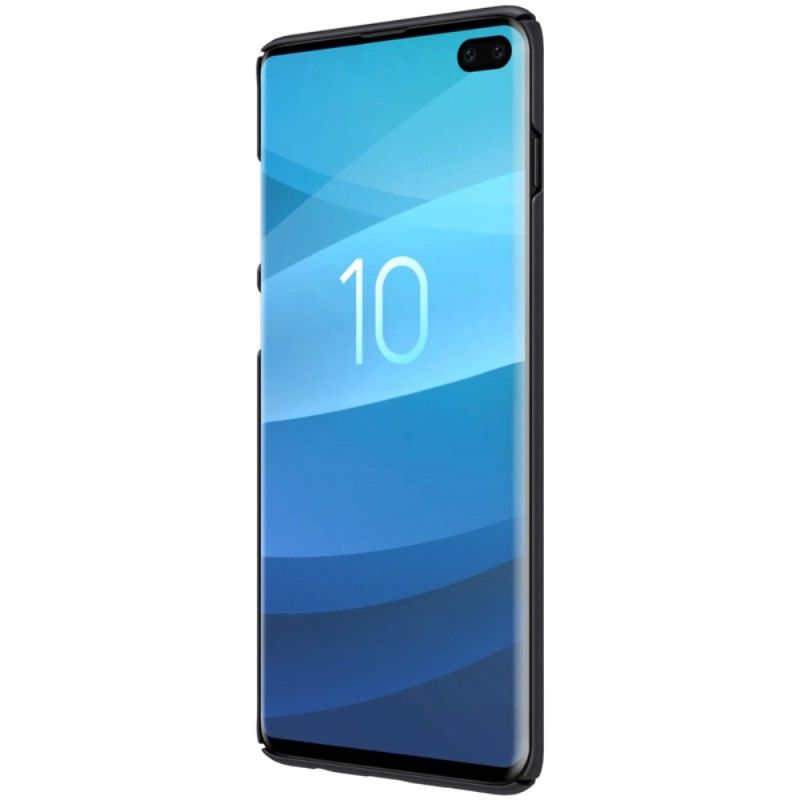 Kuori Samsung Galaxy S10 Plus Musta Jäykkä Himmeä Nillkin Suojakuori