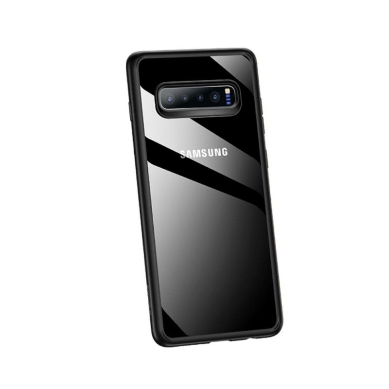 Kuori Samsung Galaxy S10 Plus Tummansininen Punainen Usams Mant -Sarja Suojakuori