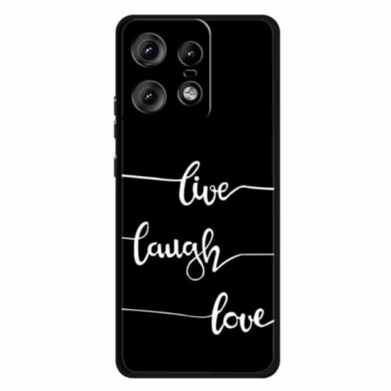 Case Motorola Edge 50 Pro Puhelinkuoret Live Laugh Love