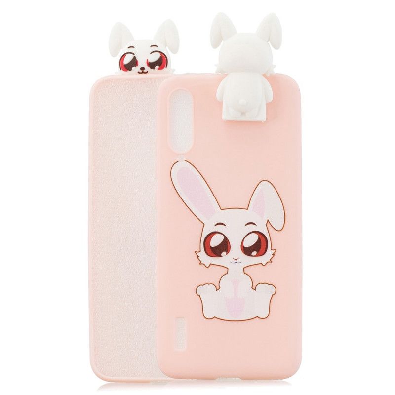 Case Kuoret Xiaomi Mi 9 Lite Puhelinkuoret 3D Valkoinen Kani