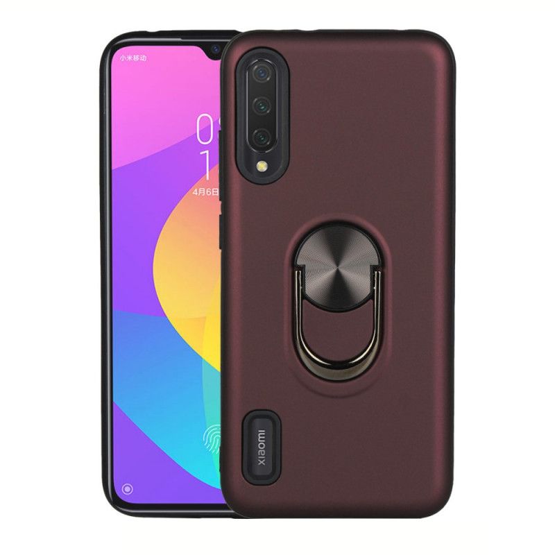 Case Kuoret Xiaomi Mi 9 Lite Tummansininen Musta Puhelinkuoret Irrotettava Tukirenkaalla