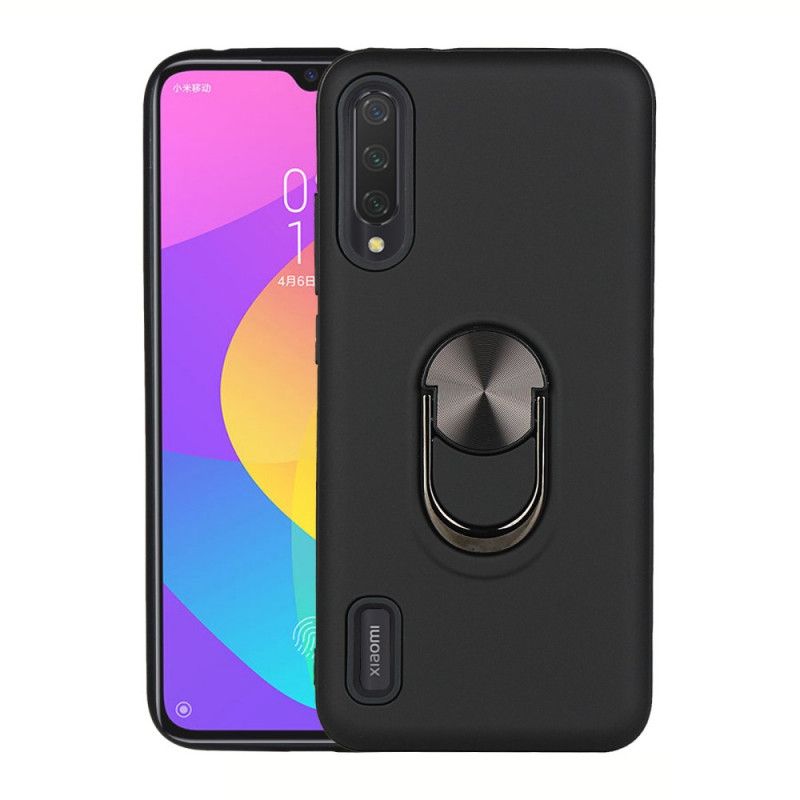 Case Kuoret Xiaomi Mi 9 Lite Tummansininen Musta Puhelinkuoret Irrotettava Tukirenkaalla