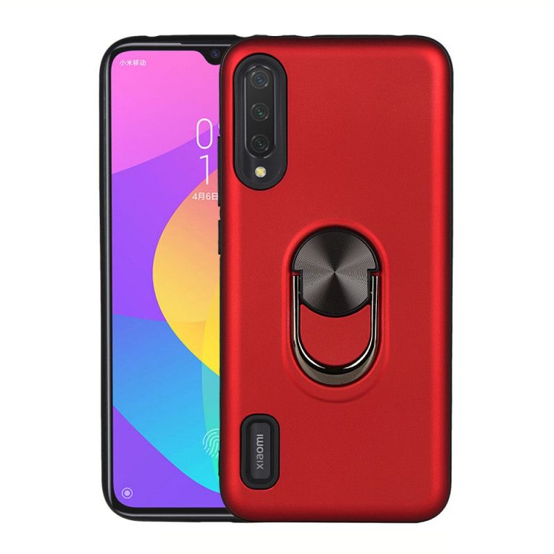 Case Kuoret Xiaomi Mi 9 Lite Tummansininen Musta Puhelinkuoret Irrotettava Tukirenkaalla