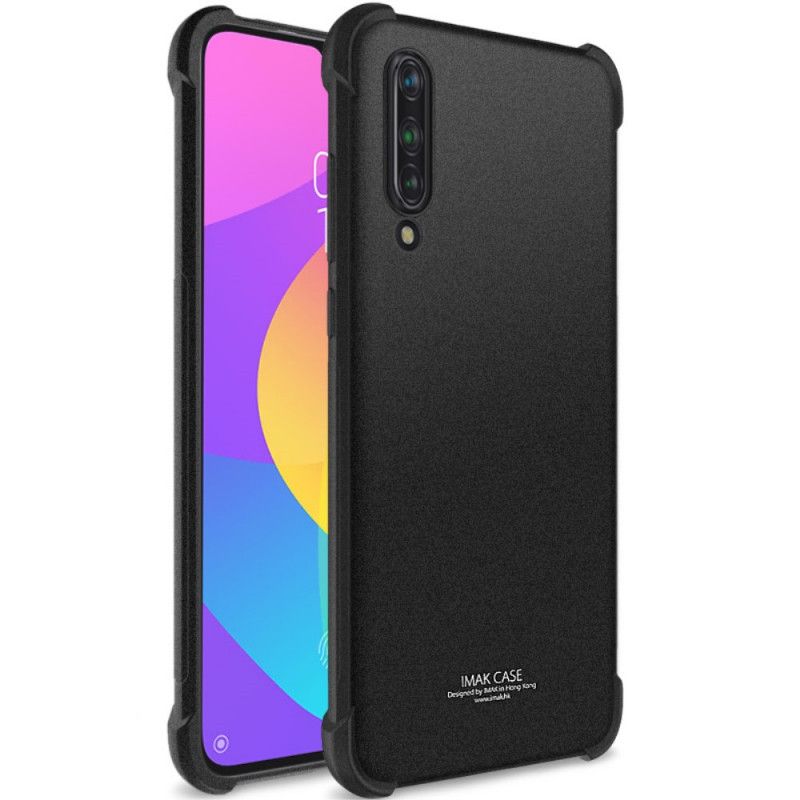 Kuori Xiaomi Mi 9 Lite Harmaa Musta Imak-Elokuvan Kanssa