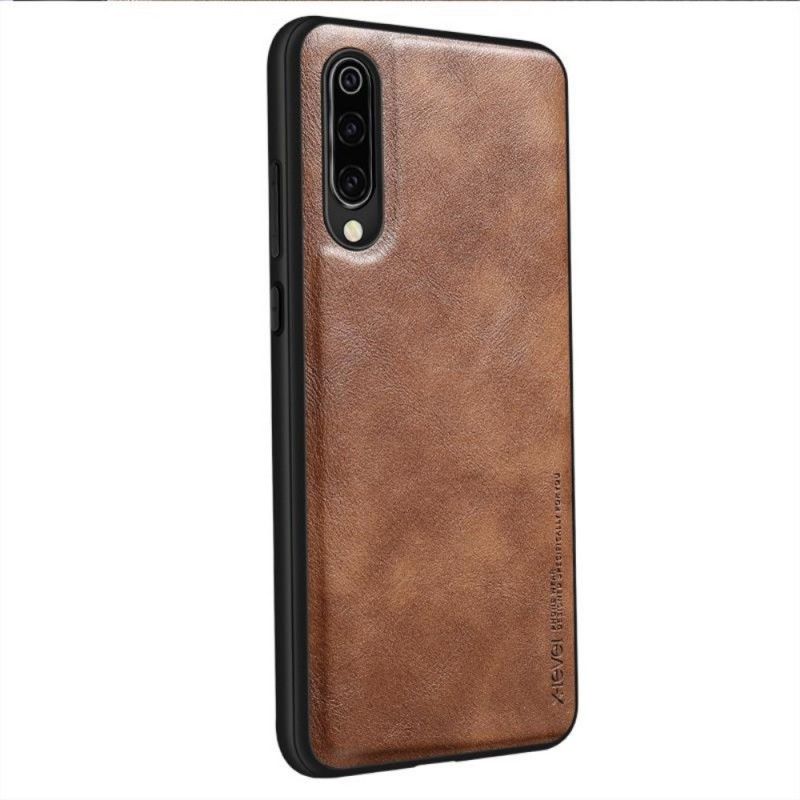 Case Kuoret Xiaomi Mi 9 Punainen Musta Puhelinkuoret Vintage Nahkaefekti