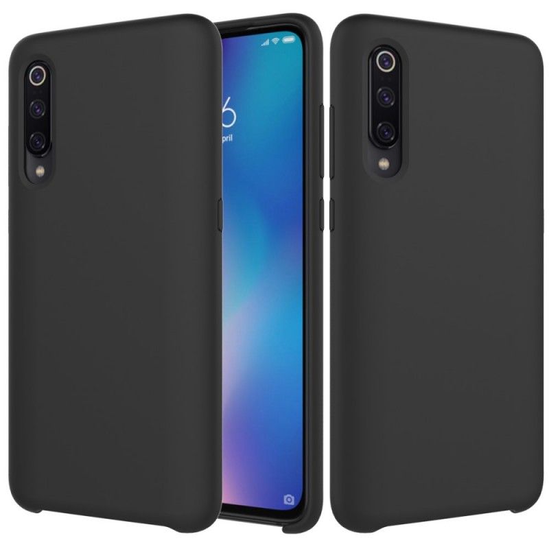 Case Kuoret Xiaomi Mi 9 Vaaleanpunainen Musta Puhelinkuoret Silikonineste