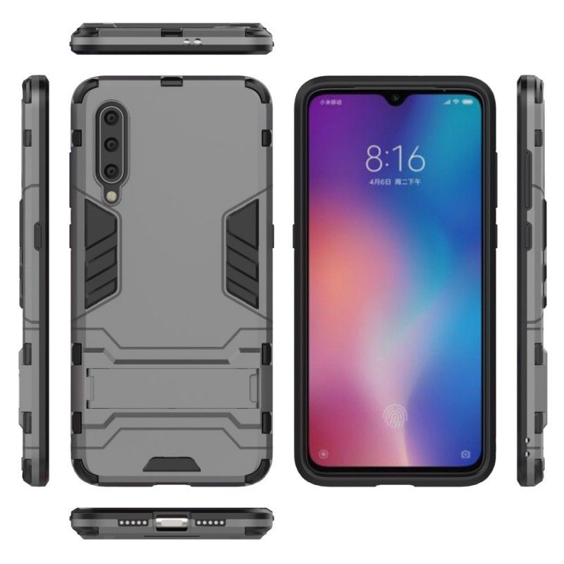 Kuori Xiaomi Mi 9 Punainen Musta Erittäin Kestävä Kieli