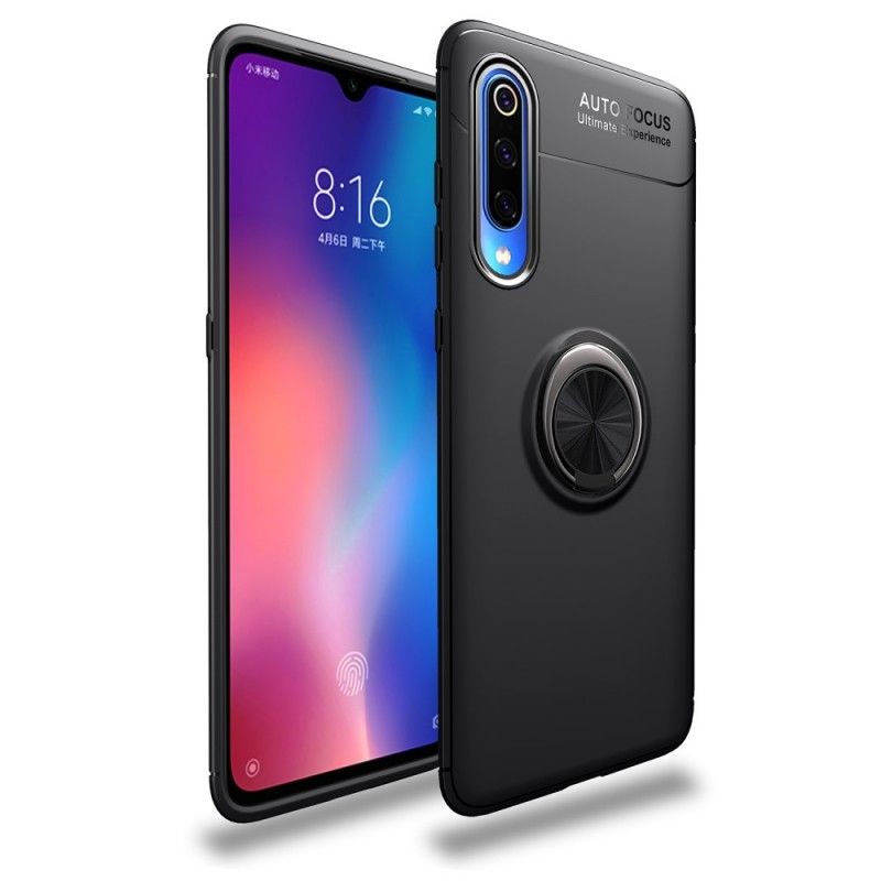 Kuori Xiaomi Mi 9 Punainen Musta Pyörivä Rengas