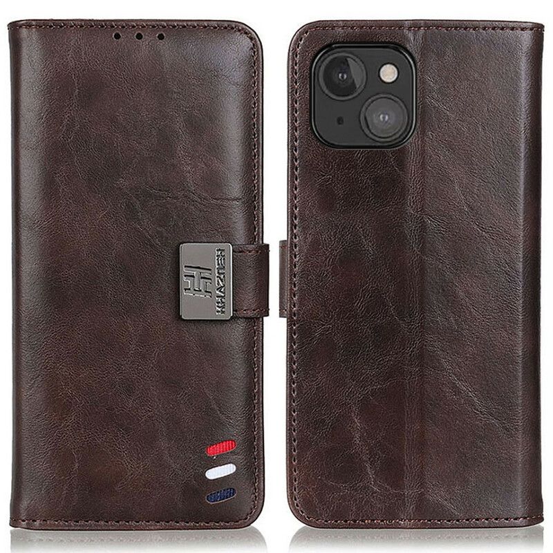 Flip Kotelot iPhone 13 Mini Bison Leather Effect