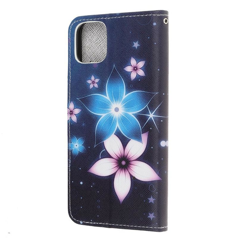 Flip Kotelot iPhone 13 Mini Lunar Strappy Flowers