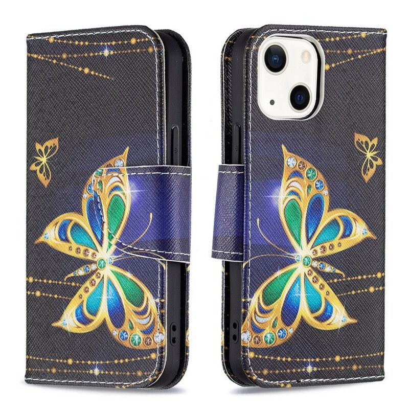 Flip Kotelot iPhone 13 Mini Magic Butterfly Suojakuori