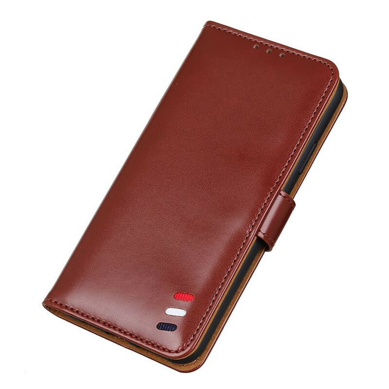 Flip Kotelot iPhone 13 Mini Tricolor Leather Effect